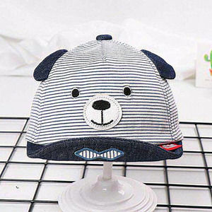 Baby Baseball Infant Adjustable‎ Striped Sun Protection Hat